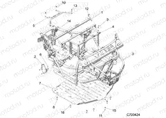 CHASSIS | CHASSIS, MAIN FRAME - D20BBP99A4/B4/FP99A4 (C700424)