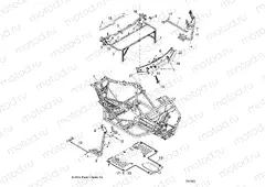 CHASSIS | CHASSIS, MAIN FRAME - R151DPD1AA/2D (49BRUTUSFRAME15)
