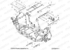 CHASSIS | CHASSIS, MAIN FRAME - Z21R4F92AH/BH (C0703017-1)
