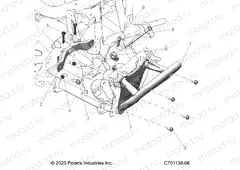 CHASSIS | CHASSIS, MOUNTING, FRONT GEARCASE AND BUMPER MOUNTING - Z22GAL92AG/AL/BG/BL (C701138-06)