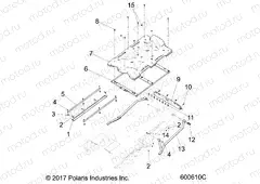CHASSIS | CHASSIS, REAR ASM. - S20FJB8/FJE8/FJP8 ALL OPTIONS (600610C)