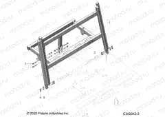CHASSIS | CHASSIS, REAR FRAME - L22G2AEALA/4AEALA/6AEALA (C300342-3)