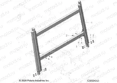CHASSIS | CHASSIS, REAR FRAME - L22G2DEALA (C300343-2)