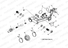 CHASSIS | CHASSIS, REAR SWING ARM - A10PB20EB (4999202509920250B06)