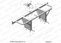 CHASSIS | CHASSIS, SEAT BASE - L22G2AEALA/DEALA/4AEALA/6AEALA (C300342-5)