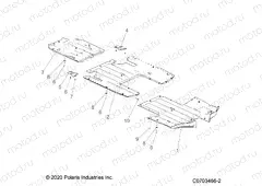CHASSIS | CHASSIS, SKID PLATES - Z23G4D92AL/BL/AE/BE (C0703466-2)