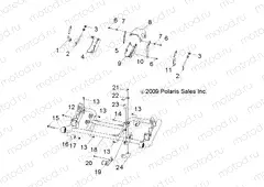 CHASSIS | CHASSIS, SWING ARM - R13VA17AA/AB (49RGRSWINGARM10RZR170)