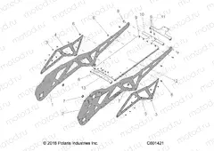 CHASSIS | CHASSIS, TUNNEL ASM. (120 SX) - J20URLXXXA (C601421)
