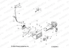 CHASSIS | CHASSIS, WINCH - A23SHE57AL/AS (C102294-3)