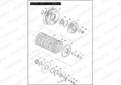CLUTCH - 883/C/L/R, 1200C/L/N/R