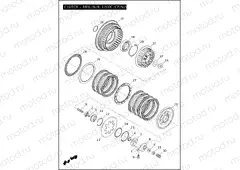 CLUTCH - 883L/N/R, 1200C/CP/N/V/X