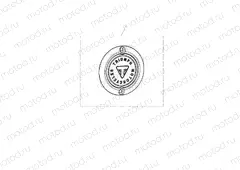 Clutch Badge, Chrome