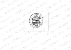 Clutch Badge, Ribbed