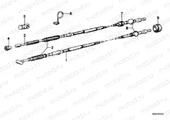 Clutch cable/brake cable assembly