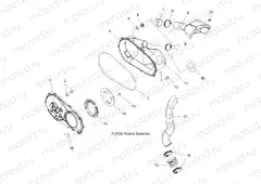 CLUTCH | CLUTCH, COVER and DUCTING - A07MH76FA (49ATVCLUTCHCVR800EFI)