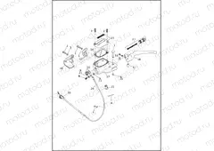 CLUTCH CONTROL (FAIRING MODELS) (2 OF 2)