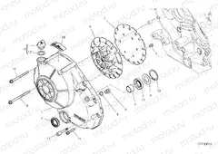 CLUTCH COVER [MOD:SCR800DK]
