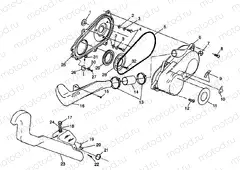 CLUTCH COVER Sport 400L W98BA38C (4947234723C003) | CLUTCH COVER Sport 400L W98BA38C (4947234723C003)