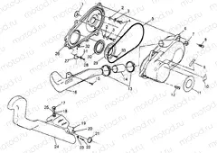 CLUTCH COVER (SPORT) Sport 400L W97BA38C (4940124012C005) | CLUTCH COVER (SPORT) Sport 400L W97BA38C (4940124012C005)