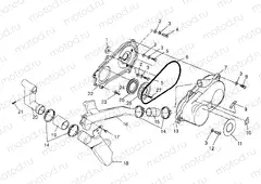 CLUTCH COVER Trail Boss W968527 (4935883588B012) | CLUTCH COVER Trail Boss W968527 (4935883588B012)