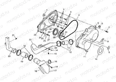 CLUTCH COVER XPLORER 300 W98CC28C (4945264526C005) | CLUTCH COVER XPLORER 300 W98CC28C (4945264526C005)