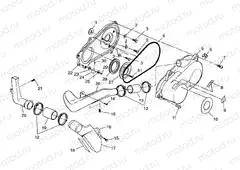 CLUTCH COVER XPRESS 300 W98CA28C (4945364536C001) | CLUTCH COVER XPRESS 300 W98CA28C (4945364536C001)