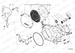 CLUTCH - SIDE CRANKCASE COVER » CLUTCH