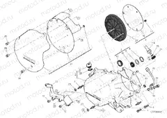 CLUTCH-SIDE CRANKCASE COVER (JAP) » CLUTCH