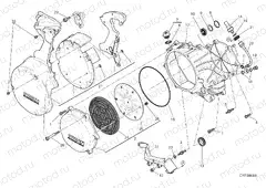 CLUTCH-SIDE CRANKCASE COVER (JAP) [MOD:1299;XST:JAP]