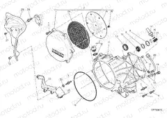 CLUTCH - SIDE CRANKCASE COVER [MOD:1299;XST:AUS,EUR,FRA]