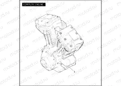 COMPLETE ENGINE - TWIN CAM 88â¢