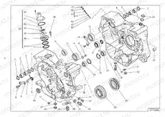 COMPLETE HALF-CRANKCASES PAIR [MOD:M 797]
