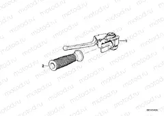 Complete left handle unit