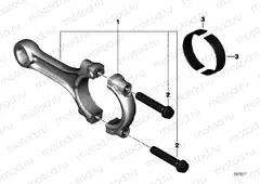 CONNECTING ROD WITH BEARING
