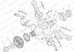 CONNECTING RODS » VALVE DRIVE