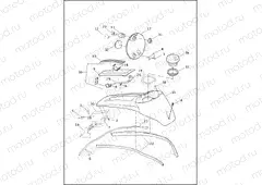 CONSOLE, FUEL TANK
