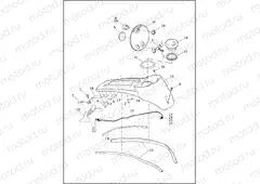 CONSOLE, FUEL TANK