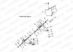CONTROL ARM and FOOTREST - A05PB20EA/EB/EC/ED (4999709970B07) | CONTROL ARM and FOOTREST - A05PB20EA/EB/EC/ED (4999709970B07)