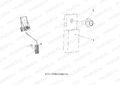 CONTROLS | CONTROLS, PEDAL STOPPER - L15G2/4/6 ALL OPTIONS (49GEMSTEER13STOPPER)