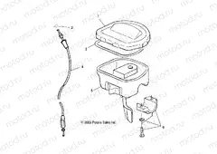 CONTROLS | CONTROLS, THROTTLE ASM/CABLE - A07BA50FA (4999201549920154B08)