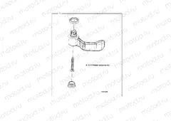 CONTROLS | CONTROLS, THROTTLE ASSEMBLY, THROTTLE LEVER KIT - A20SDE57F1/S57C5 (101025)