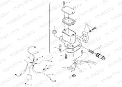 CONTROLS - MASTER CYLINDER/BRAKE LINE - A00AA32AB (4960076007B002) | CONTROLS - MASTER CYLINDER/BRAKE LINE - A00AA32AB (4960076007B002)