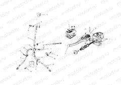 CONTROLS - MASTER CYLINDER/BRAKE LINE - A01CK42AA (4964136413B007) | CONTROLS - MASTER CYLINDER/BRAKE LINE - A01CK42AA (4964136413B007)