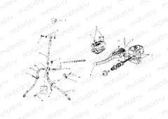 CONTROLS-MASTER CYLINDER/BRAKE LINE - A04CB32AA/FC (4975217521A08) | CONTROLS-MASTER CYLINDER/BRAKE LINE - A04CB32AA/FC (4975217521A08)