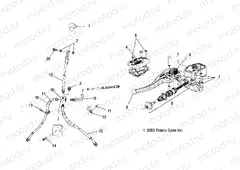 CONTROLS - MASTER CYLINDER/BRAKE LINE - A04CD32AA/AB/AC/FB (4986268626A08) | CONTROLS - MASTER CYLINDER/BRAKE LINE - A04CD32AA/AB/AC/FB (4986268626A08)