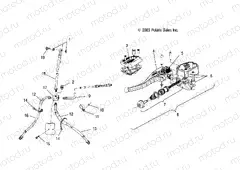 CONTROLS - MASTER CYLINDER/BRAKE LINE - A04CH42AQ/AR/AS/AT/AV (4987258725B05) | CONTROLS - MASTER CYLINDER/BRAKE LINE - A04CH42AQ/AR/AS/AT/AV (4987258725B05)