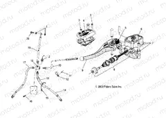 CONTROLS-MASTER CYLINDER/BRAKE LINE - A04CH68AP/AQ/AU/CU (4987318731B10) | CONTROLS-MASTER CYLINDER/BRAKE LINE - A04CH68AP/AQ/AU/CU (4987318731B10)
