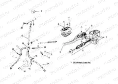CONTROLS - MASTER CYLINDER/BRAKE LINE - A04CL50AA (4986288628B08) | CONTROLS - MASTER CYLINDER/BRAKE LINE - A04CL50AA (4986288628B08)