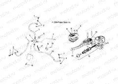 CONTROLS - MASTER CYLINDER/BRAKE LINE - A05BA25CA/CB (4994739473B04) | CONTROLS - MASTER CYLINDER/BRAKE LINE - A05BA25CA/CB (4994739473B04)