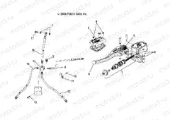 CONTROLS - MASTER CYLINDER/BRAKE LINE - A05CB32AA (4994889488B04) | CONTROLS - MASTER CYLINDER/BRAKE LINE - A05CB32AA (4994889488B04)
